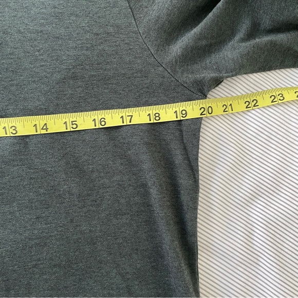 ROBERT‎ BARAKETT Cotton Green Quarter Zip Mock Neck Sweater Women’s Small - Picture 8 of 10